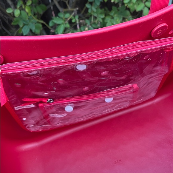 BOGG BAG Red Tote with White Pattern - Picture 11 of 16